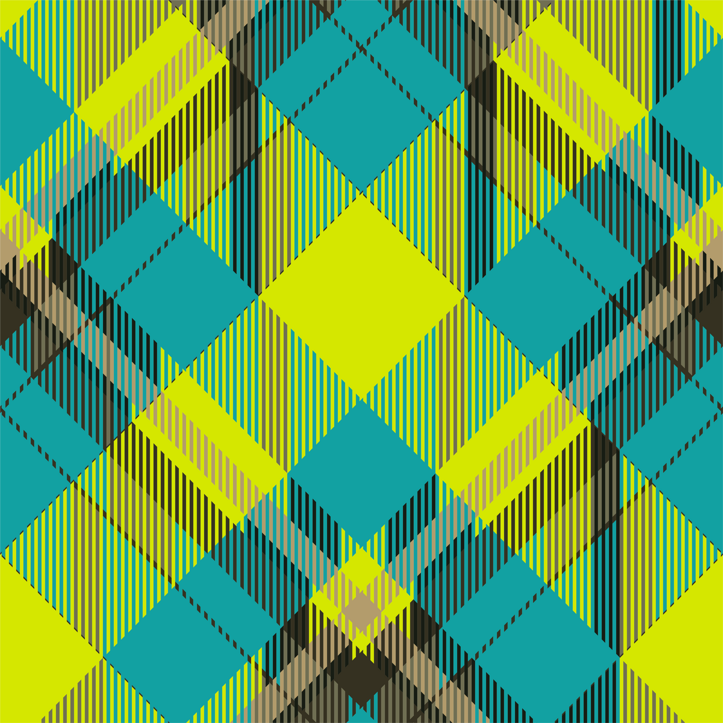 Mix-Max Plaid Bikini Bottom