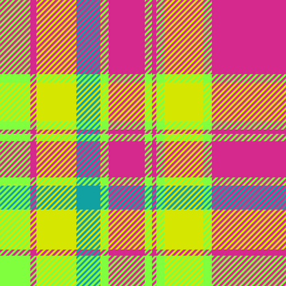 Mix-Max Plaid Bikini Top